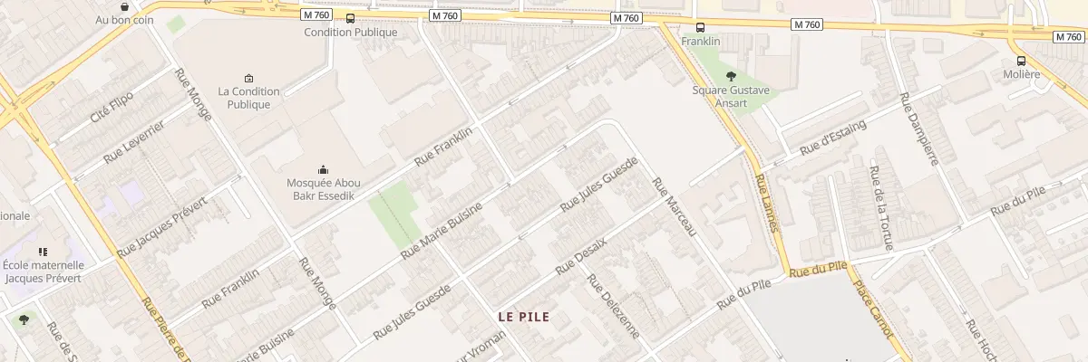 Plan du 132 Rue Marie Buisine à Roubaix