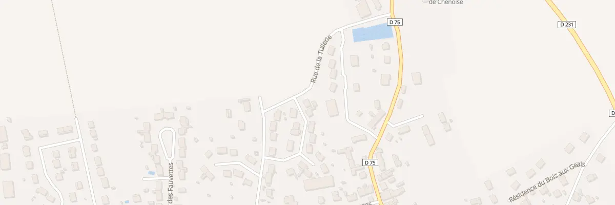 Plan du 20 Rue de la Tuilerie à Chenoise-Cucharmoy