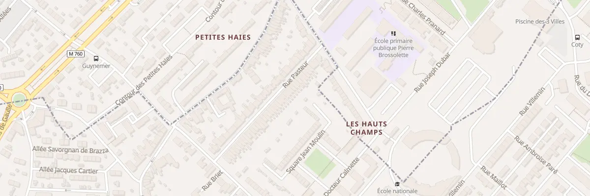 Plan du 60 Rue Pasteur à Hem