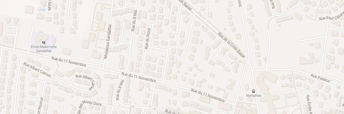 Plan du 6 Rue du Dix Huit Juin à Lempdes