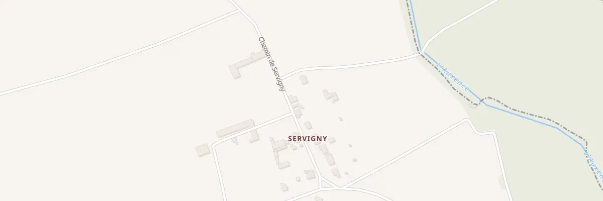 Plan du 7 Servigny à Luisetaines