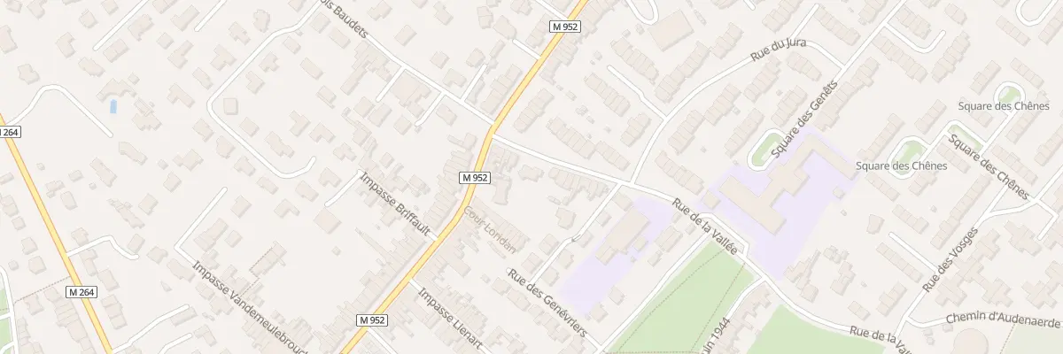Plan du 245B Rue de la Vallee à Hem