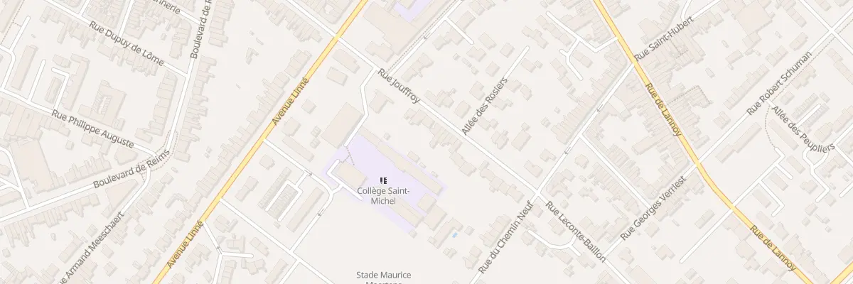 Plan du 262B Rue Jouffroy à Roubaix
