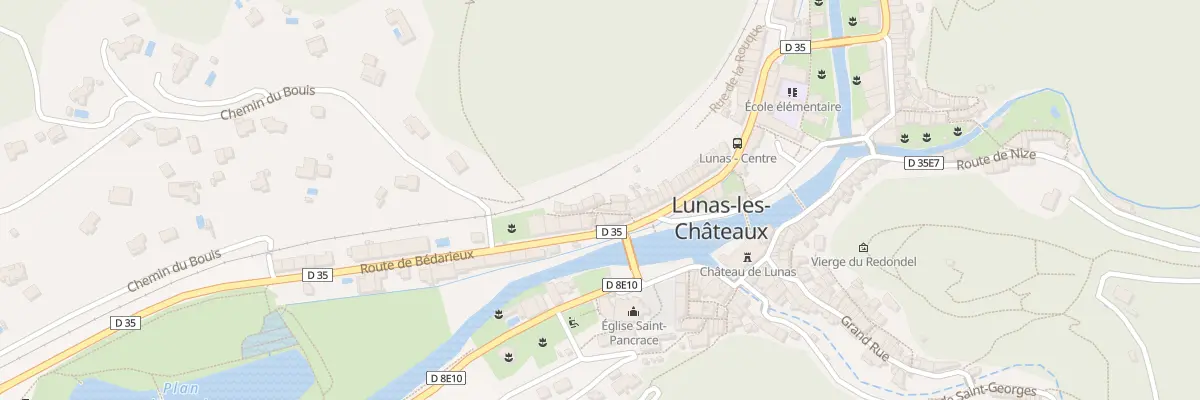 Plan du 5888 Le Village à Lunas-les-Châteaux