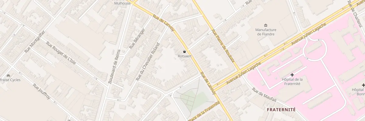 Plan du 398 Rue de Lannoy à Roubaix