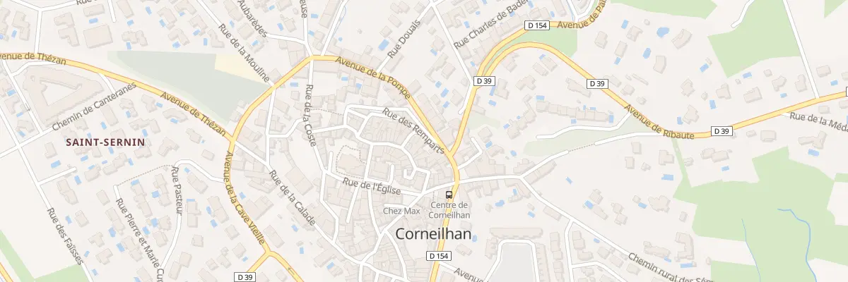 Plan du 4 Rue des Remparts à Corneilhan