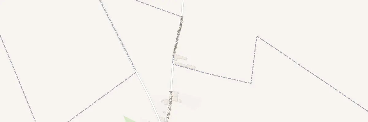 Plan du 9396 Ham de Sebastopol à Erchin