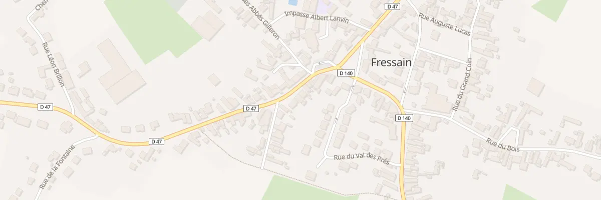 Plan du 28 Rue de la Fontaine à Fressain