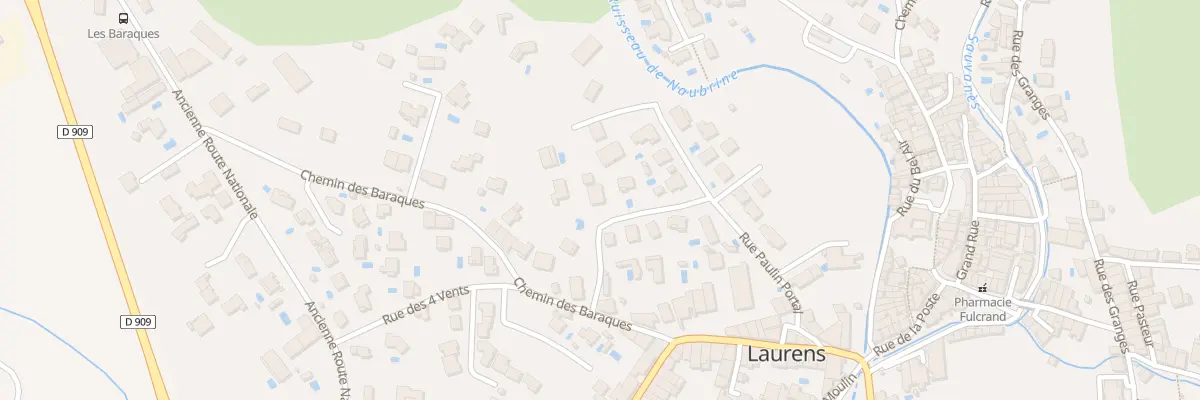 Plan du 5578F Che de la Fumade à Laurens