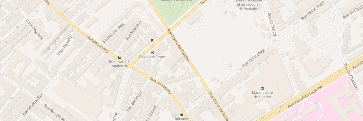 Plan du 316 Rue Pierre de Roubaix à Roubaix