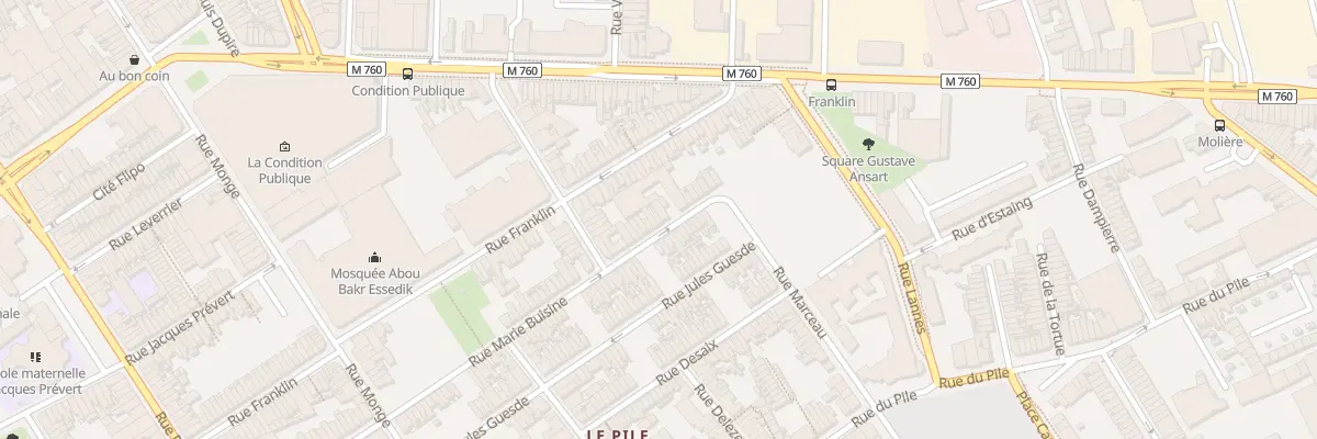 Plan du 129 Rue Marie Buisine à Roubaix