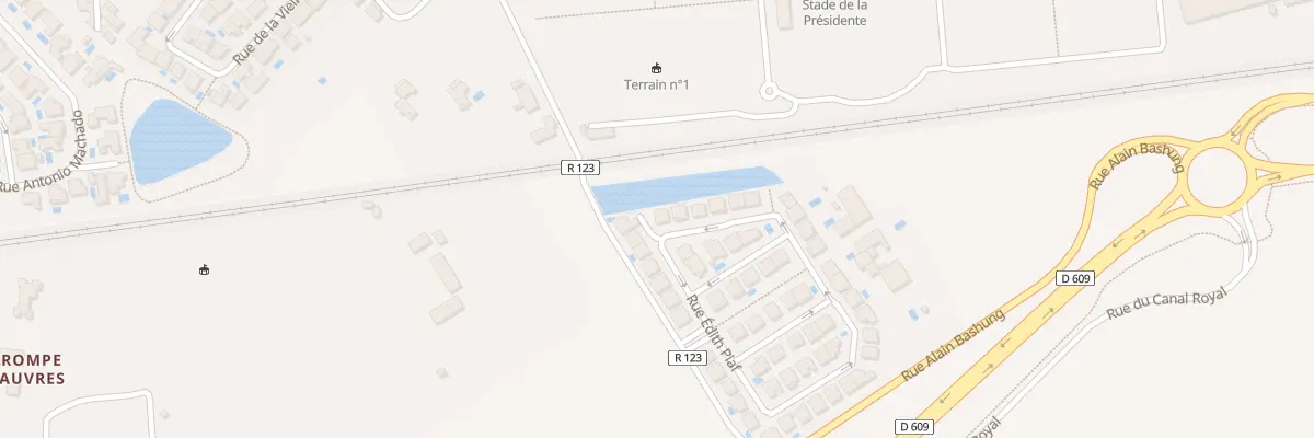 Plan du 298 Rue Joséphine Baker à Béziers