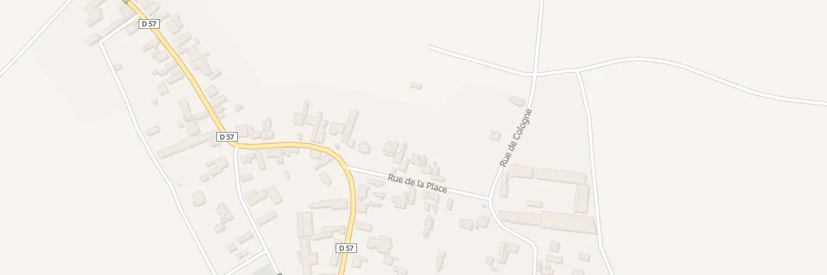 Plan du 7 Rue de la Place à Villeret