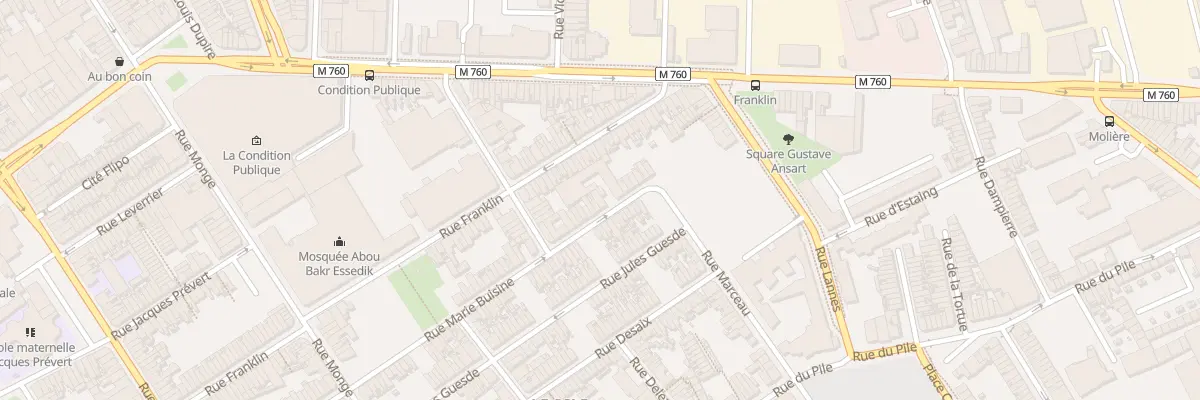 Plan du 131 Rue Marie Buisine à Roubaix