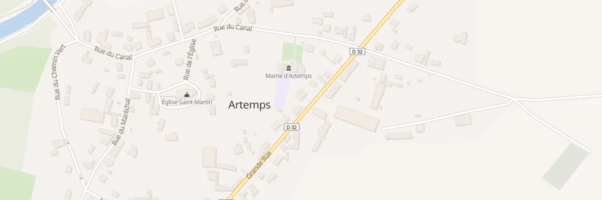 Plan du 43 Gr Gde Rue à Artemps