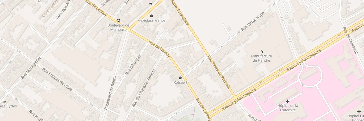 Plan du 319 Rue de Lannoy à Roubaix