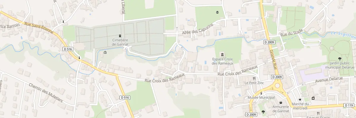 Plan du 3 Rue de la Liberté à Gannat