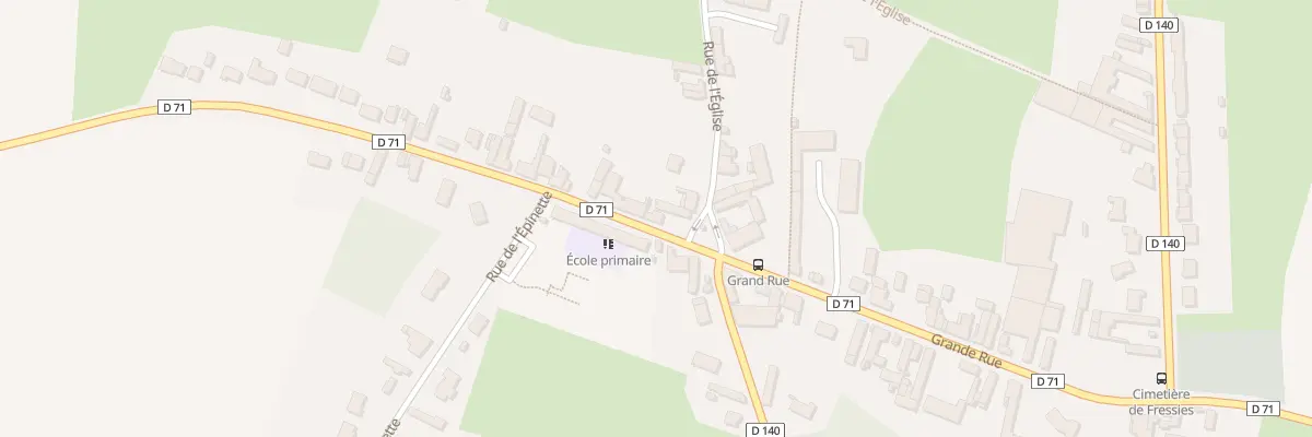 Plan du 52 Rue d’Aubencheul à Fressies