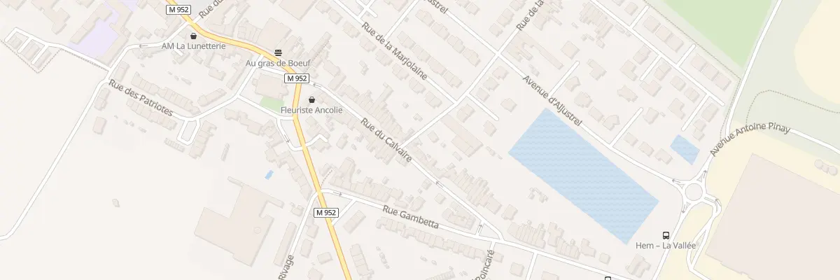 Plan du 4 Rue de la Vallee à Hem