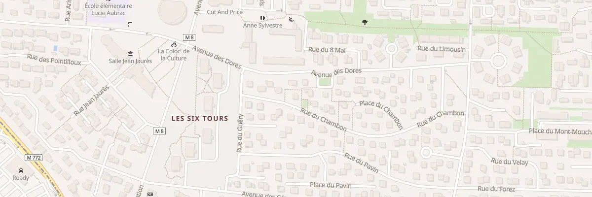 Plan du 9 Rue du Chambon à Cournon-d’Auvergne