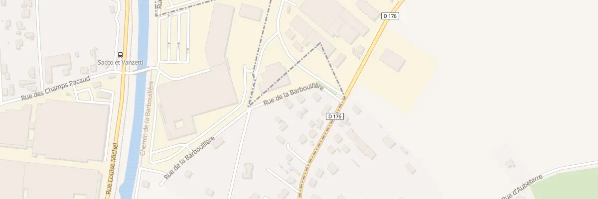 Plan du 9003 Rue de la Barbouillere à Nevers