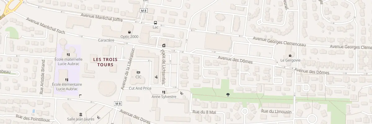 Plan du 1 Imp des Dômes à Cournon-d’Auvergne