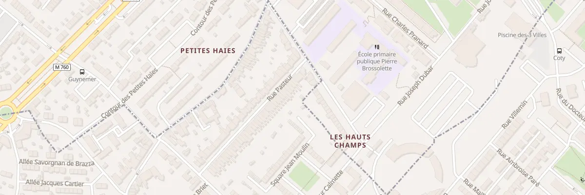 Plan du 72 Rue Pasteur à Hem