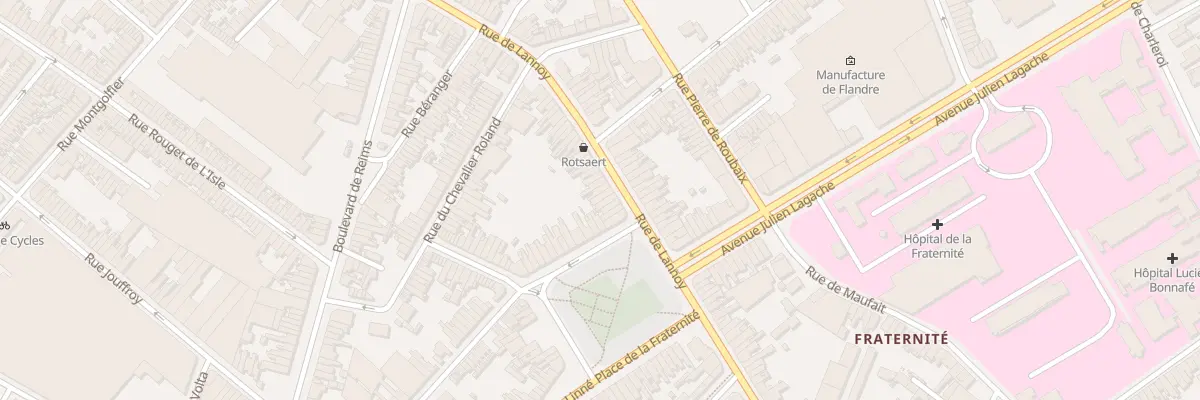 Plan du 408 Rue de Lannoy à Roubaix