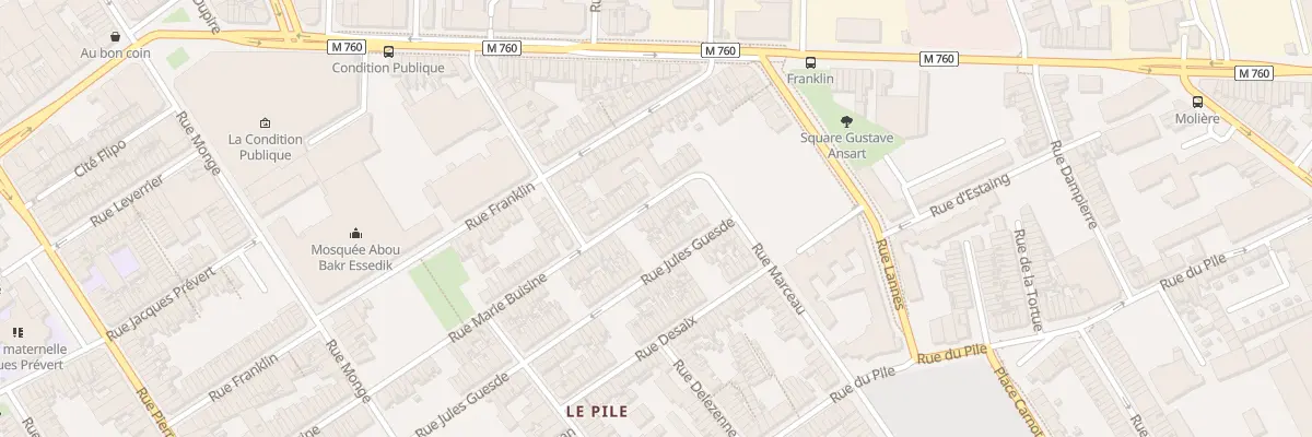Plan du 148 Rue Marie Buisine à Roubaix
