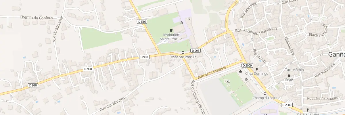 Plan du 5 Rue des Jonchères à Gannat
