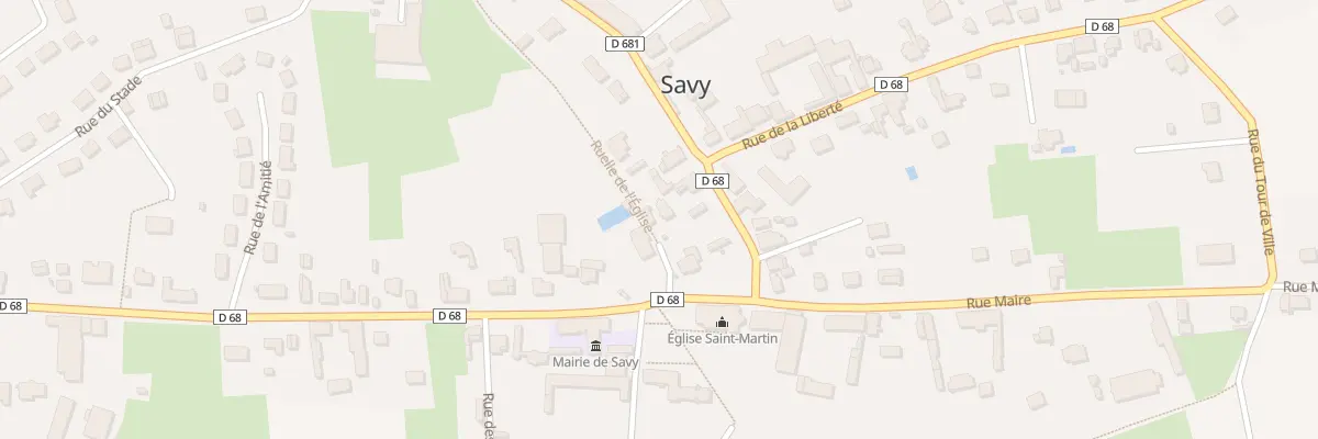 Plan du 2 Rle de l’Eglise à Savy