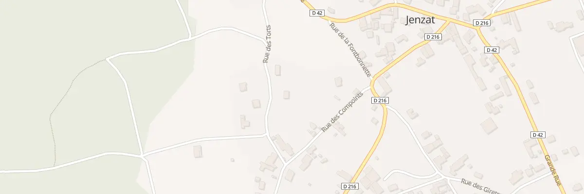 Plan du 7 Rue des Torts à Jenzat