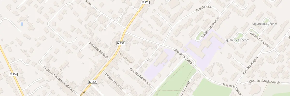 Plan du 241 Rue de la Vallee à Hem