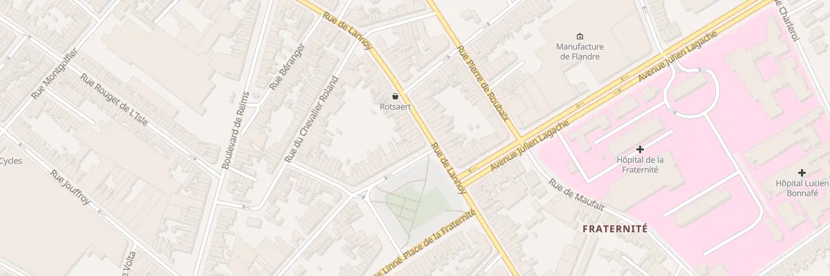 Plan du 412 Rue de Lannoy à Roubaix