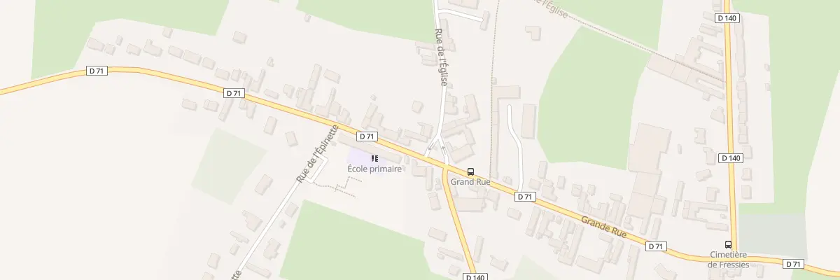 Plan du 38 Rue de l’Eglise à Fressies