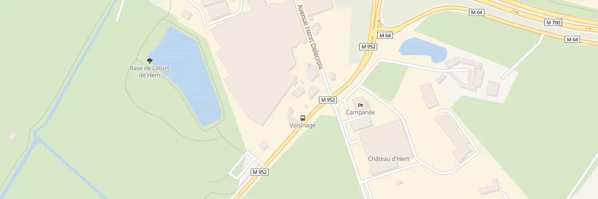 Plan du 68 Av Henri Delecroix à Hem