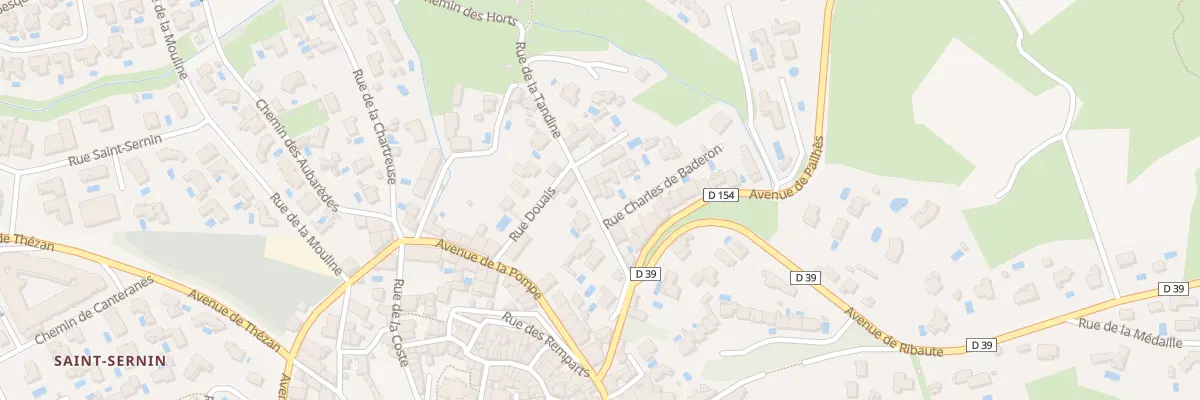 Plan du 1 Rue Charles de Baderon à Corneilhan
