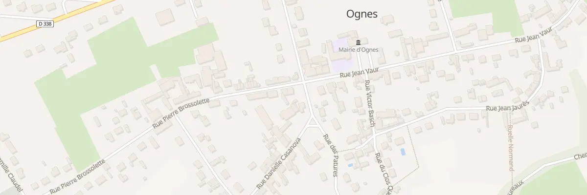 Plan du 3 Rue Pierre Brossolette à Ognes