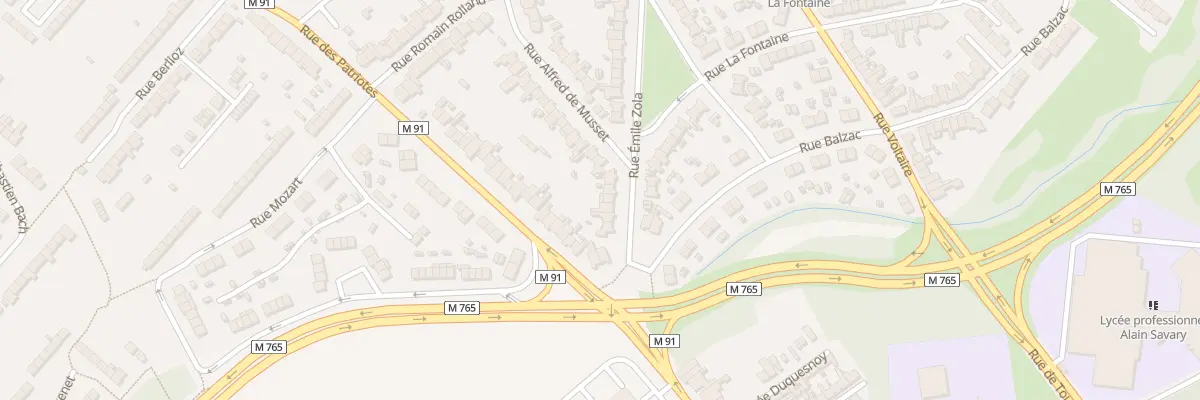 Plan du 11 Rue Émile Zola à Wattrelos