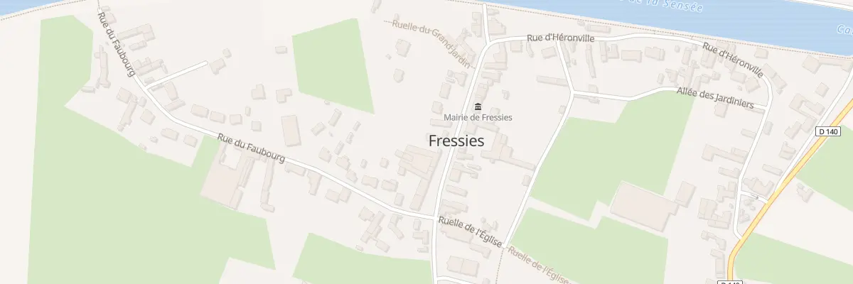 Plan du 75 Rue du Bac à Fressies