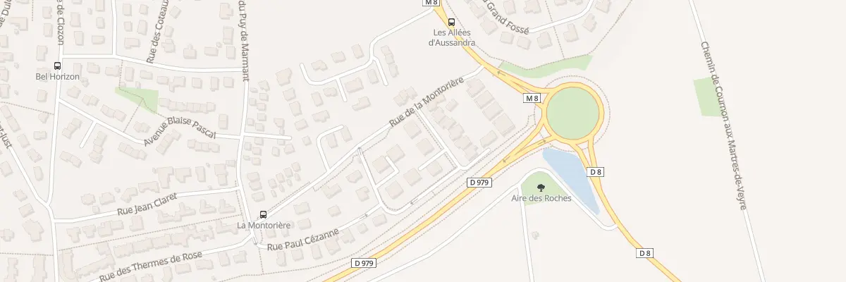 Plan du 9 Rue Claude Monnet au Cendre