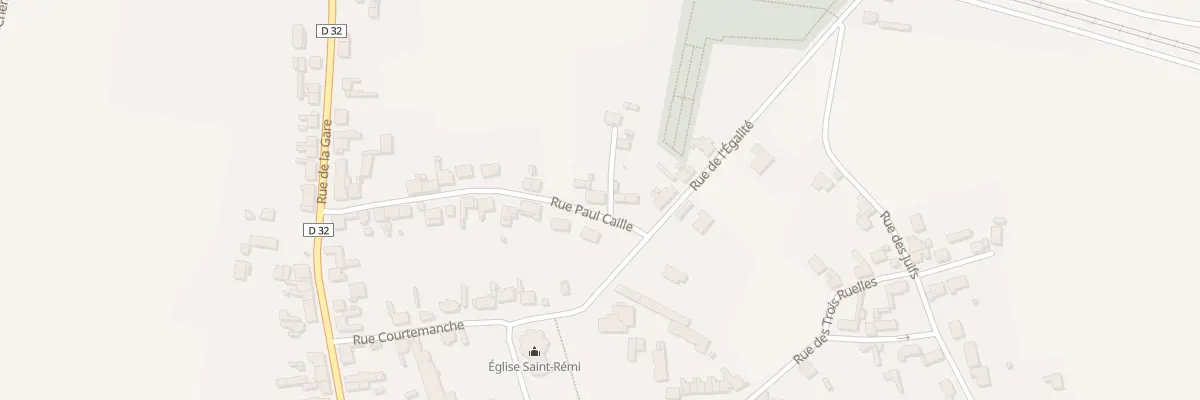Plan du 13 Rue Paul Caille à Flavy-le-Martel