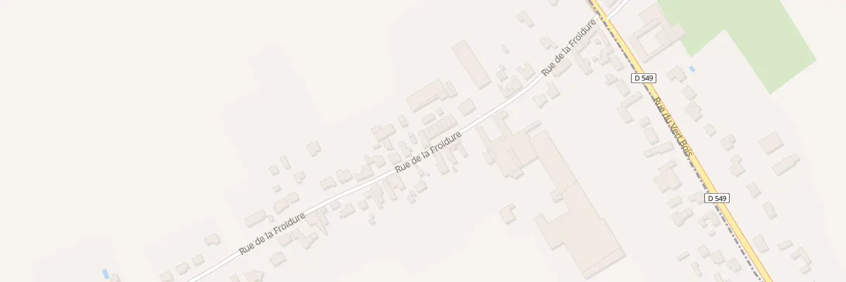 Plan du 230 Rue de la Froidure à Auchy-lez-Orchies