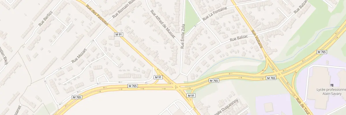 Plan du 9 Rue Émile Zola à Wattrelos