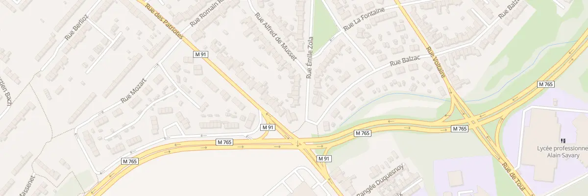 Plan du 7 Rue Émile Zola à Wattrelos