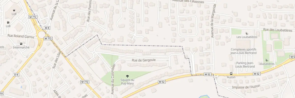 Plan du 47 Rue de Bellevue au Cendre