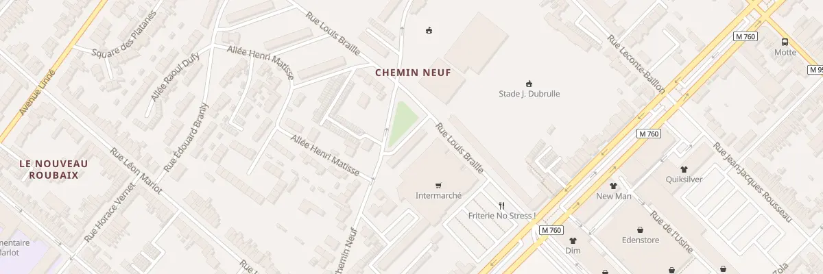Plan du 157 Rue du Chemin Neuf à Roubaix
