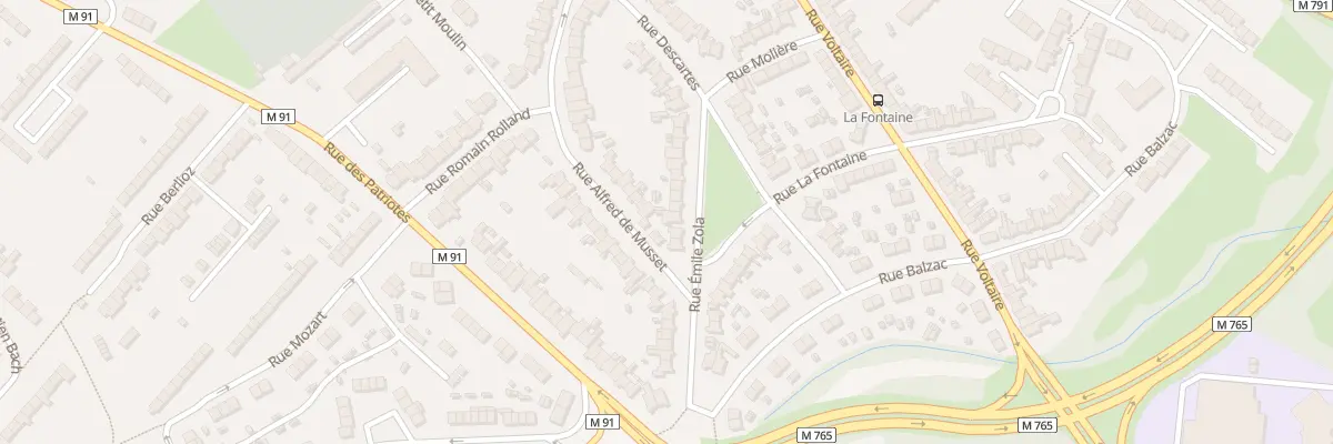 Plan du 21 Rue Émile Zola à Wattrelos