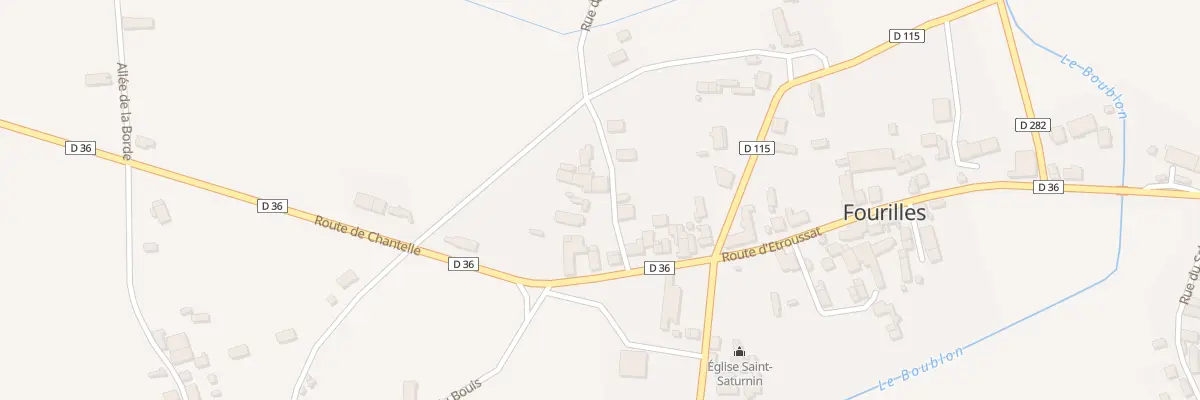 Plan du 5 Rue de la Pelisse à Fourilles