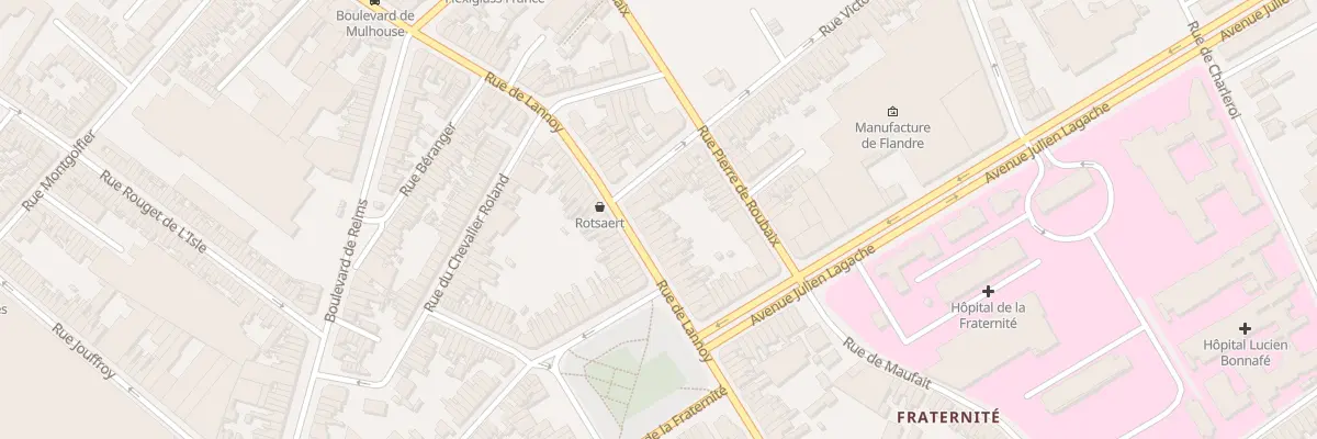 Plan du 349 Rue de Lannoy à Roubaix
